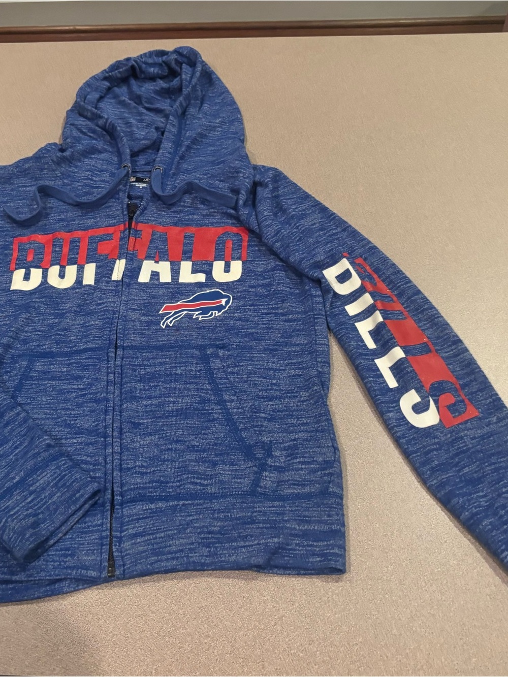 Buffalo Bills women’s Blue Zip-Up Hoodie